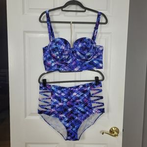 Galaxy Two Peice Swimsuit